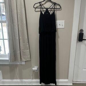 Papermoon Black Strappy Maxi Dress
